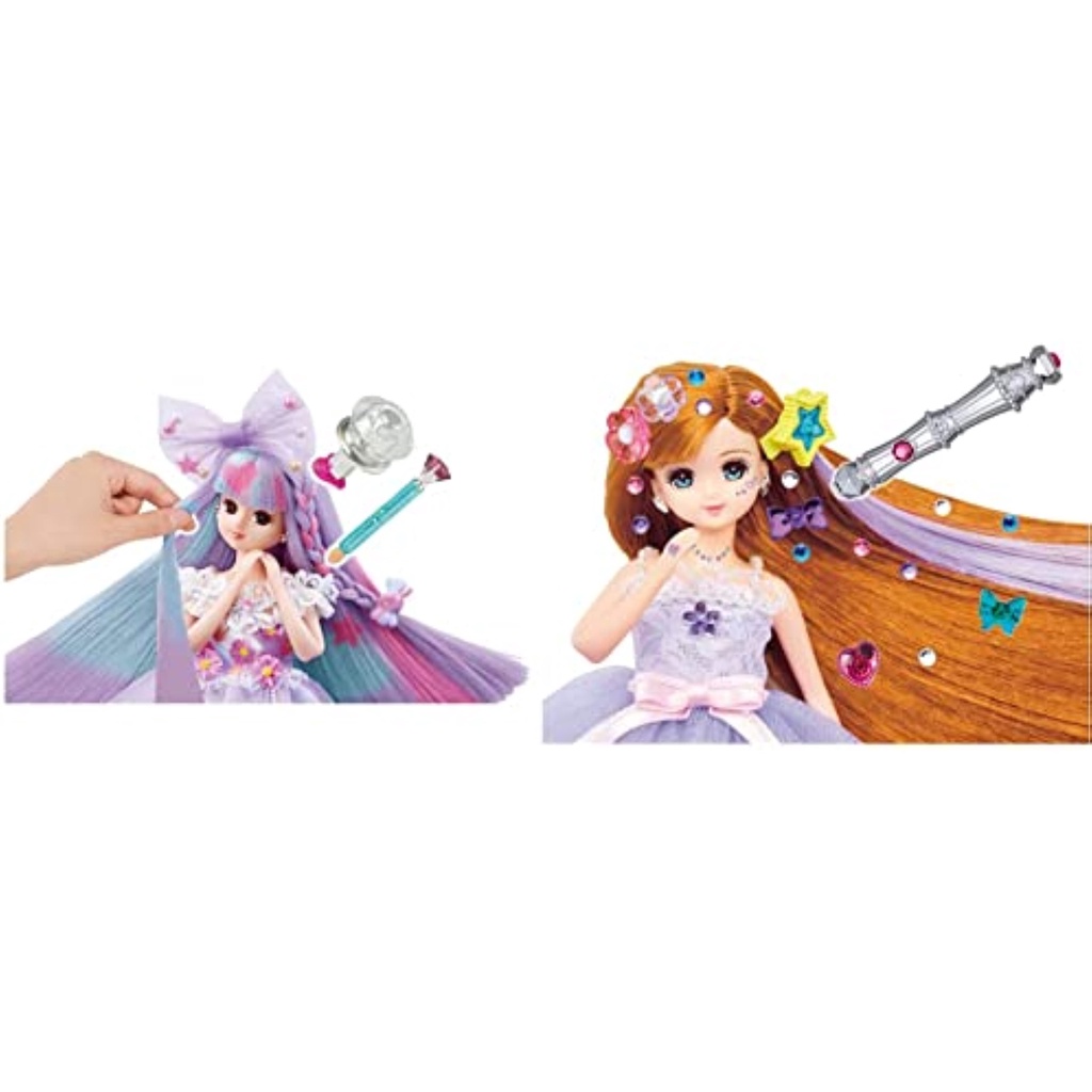 [Toy Girls Set 3 years old or older] Lika -chan Doll Yumeiro -chan Rika Colorful Change + Lika -chan