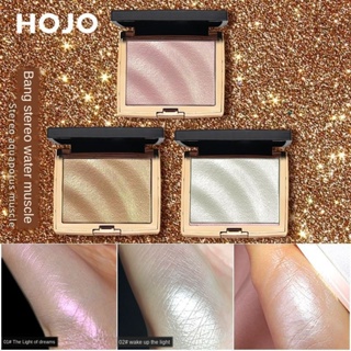 Hojo เครื่องสําอาง ไฮไลท์ เนื้อชิมเมอร์ กลิตเตอร์ 3 สี