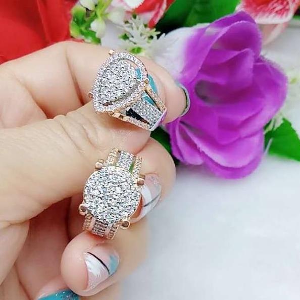 พร้อม Xuping Jewelry แหวนรวมอัญมณี B014-B015