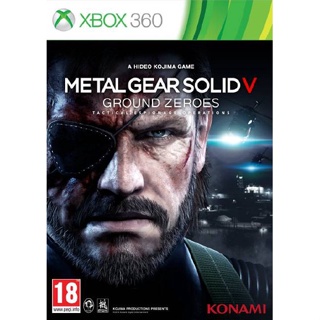 Metal Gear Solid V Ground Zeroes xbox360 เลือกโซนPAL/NTSC-U แผ่นเกมXbox360 แผ่นไรท์ เฉพาะเครื่องที่แปลง