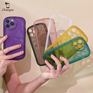 เคสโทรศัพท์มือถือแบบนิ่ม TPU ใส กันกระแทก สีแคนดี้ แฟชั่น สําหรับ Realme Realme 11 10 9 Pro Plus Pro+ 9i 4G 5G 2023