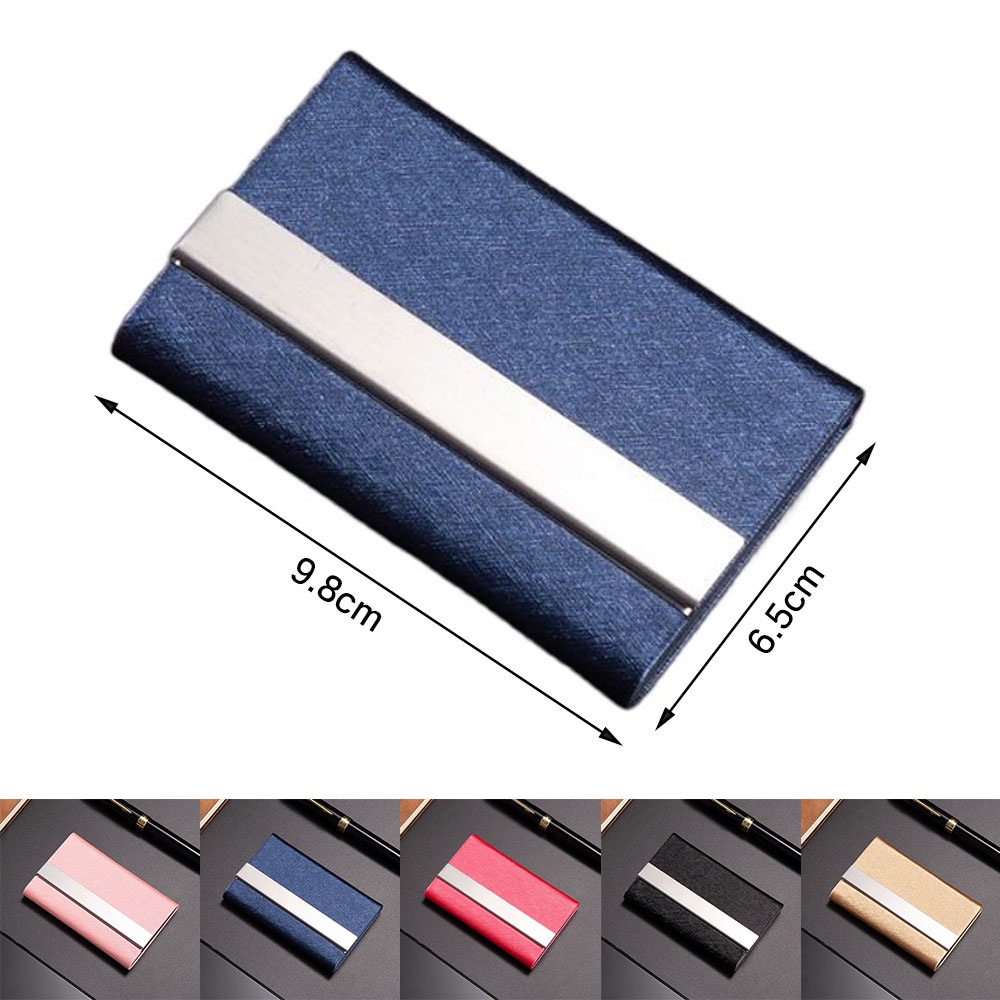 กระเป๋าใส่นามบัตรพกพา กล่องใส่นามบัตร สเตนเลส Stainless Business Card Holder