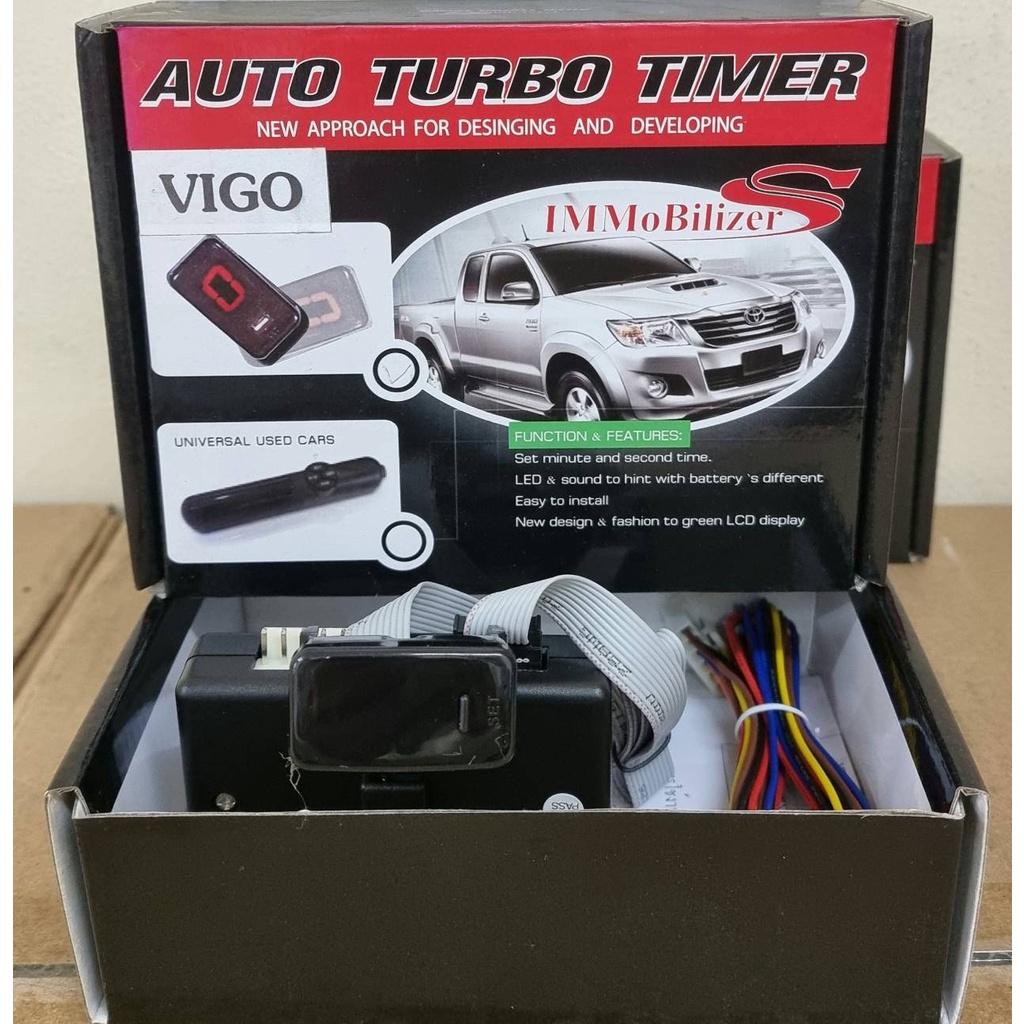 ตัวตั้งเวลาดับเครื่องยนต์ Miccon Leopard Turbo timer สามารถใช้กับรถยนต์ เก๋ง กะบะ ทั้ง Auto/Manual โ