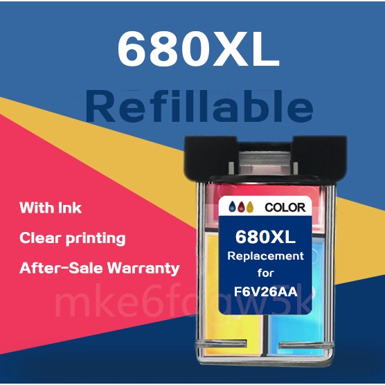 for hp 680  หมึก hp 680xl สีดำ hp680xl หมึกรีฟิลเหมาะสำหรับ hp 2135 21381118 3638 2138 3838 4538 467