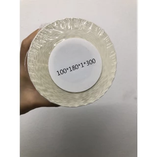 【แบบม้วน 300 แผ่น 100x180】สติ๊กเกอร์ความร้อน กระดาษสติ๊กเกอร์ บาร์โค้ด ลาเบล ใบปะหน้า Thermal paper Label Sticker