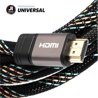 HDMI JiConext สายถัก HDMI 1.8 เมตร V. 2.0 UNIFLEX  อินเตอร์เฟซมัลติมีเดียความละเอียดสูง ความละเอียด 4K Ultra HD