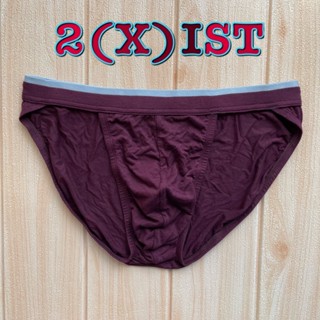 กางเกงในชาย 2xist Tanga สีแดงเลือดหมู ขอบฟ้า size M