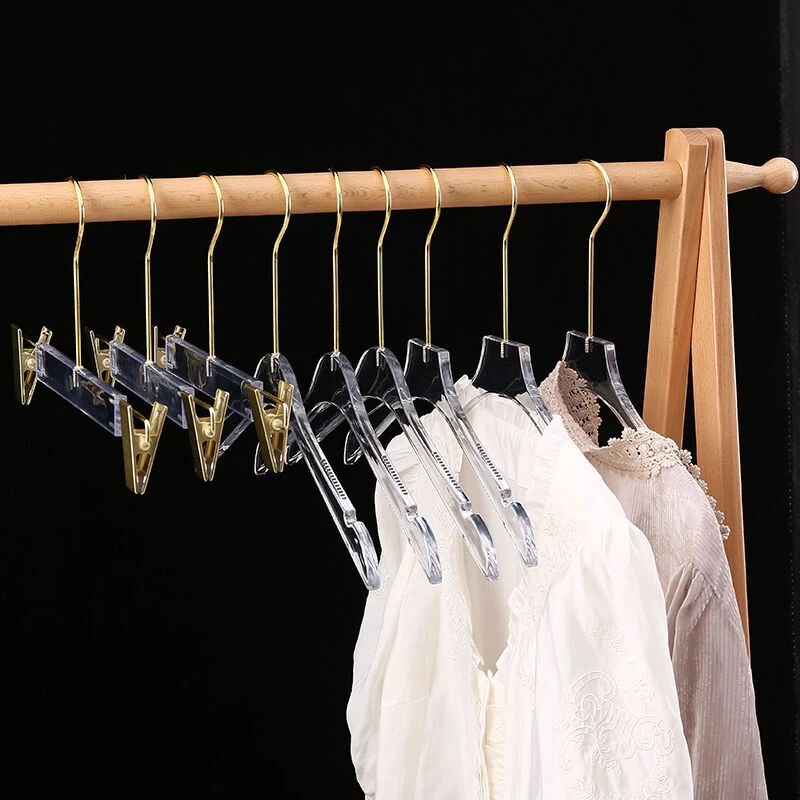 ถูกที่สุด ไม้แขวนเสื้ออะคริลิค ราคาถูก วัสดุพลาสติกผสม 1แพ็ค10ชิ้น/ Cheap-acrylic