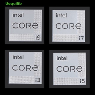 Uequilib สติกเกอร์ฉลากโลหะ 11th Generation Intel EVO CORE i9 i7 i5 i3 สําหรับติดตกแต่งคอมพิวเตอร์