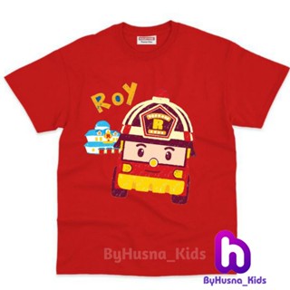 เสื้อยืด พิมพ์ลาย Robocar POLI สําหรับเด็ก