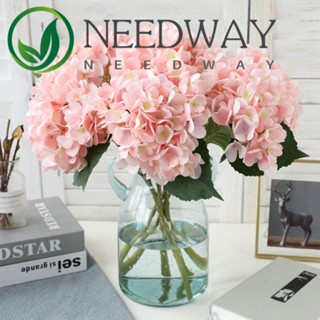 Needway ช่อดอกไฮเดรนเยียปลอม DIY สําหรับตกแต่งบ้าน ออฟฟิศ งานแต่งงาน