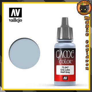 Wolf Grey 17ml. Vallejo Game Color สีอะคริลิคสูตรน้ำ