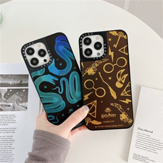 Casetify เคสโทรศัพท์มือถือแบบกระจกแข็ง ลายแฮรี่พอตเตอร์ สําหรับ iPhone 14 14plus 14pro 14promax 13 13pro 13promax 12 12pro 12promax 11 11pro 11promax plus