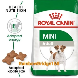 Royal Canin Mini Adult 2kg / Mini Adult 8+ ถุง 2kg โรยัลคานิน อาหารสุนัขโต สุนัขแก่ พันธุ์เล็ก