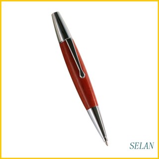 Selan ปากกาลูกลื่น แบบบิด สีเงิน สําหรับเขียน ของขวัญ