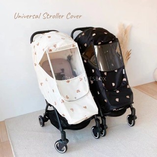 เซ็ทคลุมรถเข็น Universal Stroller Cover พร้อมฟังก์ชั่นจัดเต็ม กันเชื้อโรค กันแดด กันลม กันฝน