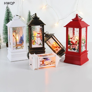 [HWQP] โคมไฟตั้งโต๊ะ LED รูปซานตาคลอส กวาง คริสต์มาส