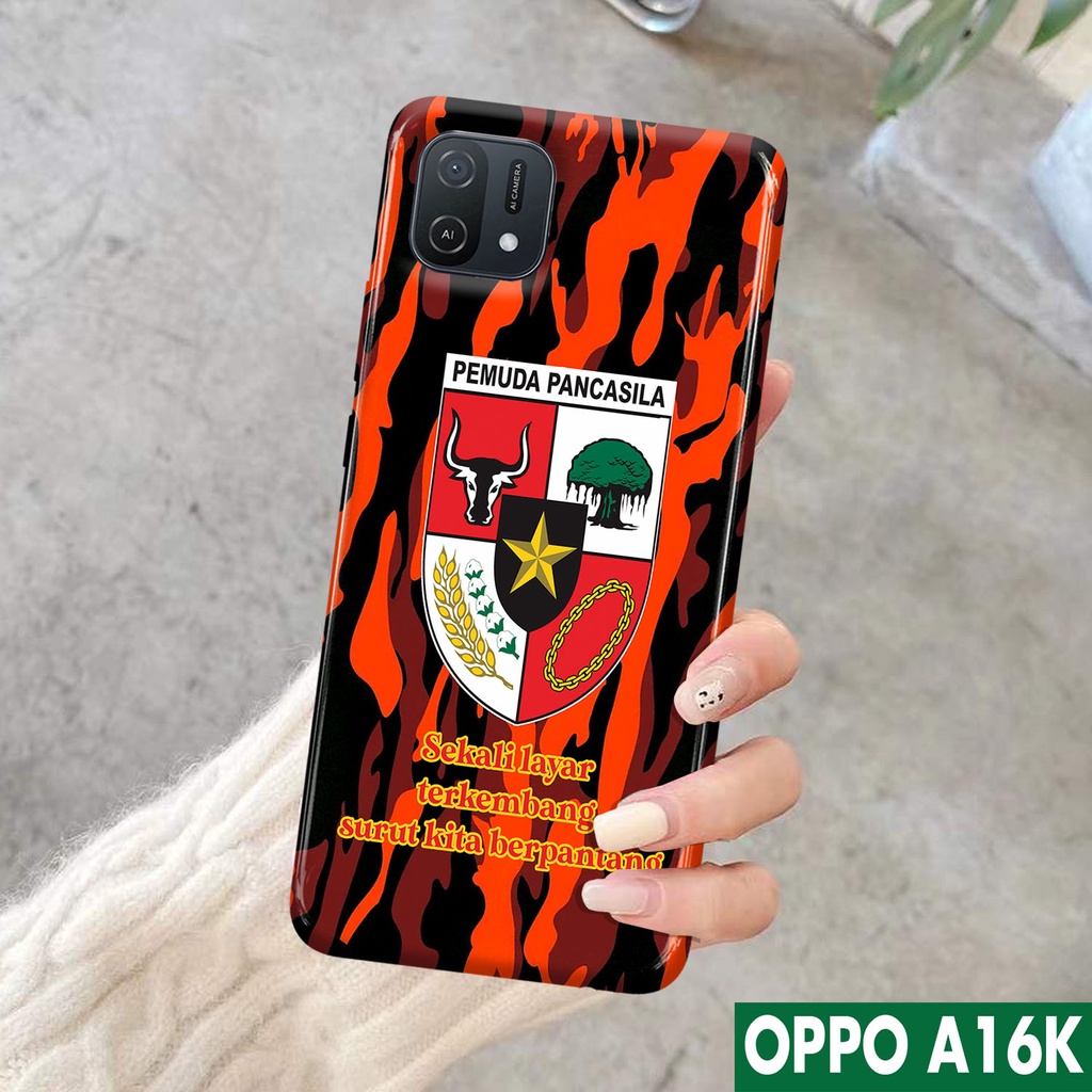 [H148] OPPO A16K Case - Fashion Case PEMUDA PANCASILA - Hardcase Fullprint OPPO A16K TERBARU - เคสสํ