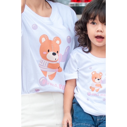 🌷 เสื้อยืดคอกลมลาย Bubble Bear 🧸
