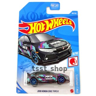 Hotwheels STH 1/64 Honda Civic Fk8 Type R HKS US Pack