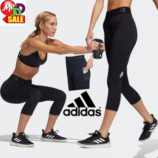 ADIDAS - ใหม่ กางเกงรัดกระชับกล้ามเนื้อรัดรูป ใส่วิ่ง TECHFIT CAPRI 3/4 TIGHTS GU3837 FJ7169 FU1835 GL0691 H64219 H13250