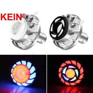 KEIN 1157 Led Brake Light Colorful Gradient Motorcycle LED Brake Light Angel Eye BAY15D Stop Lamp Motorcycle Tail Light Turtle King Electric Light Universal Tail Lamp Moto Led Lamp