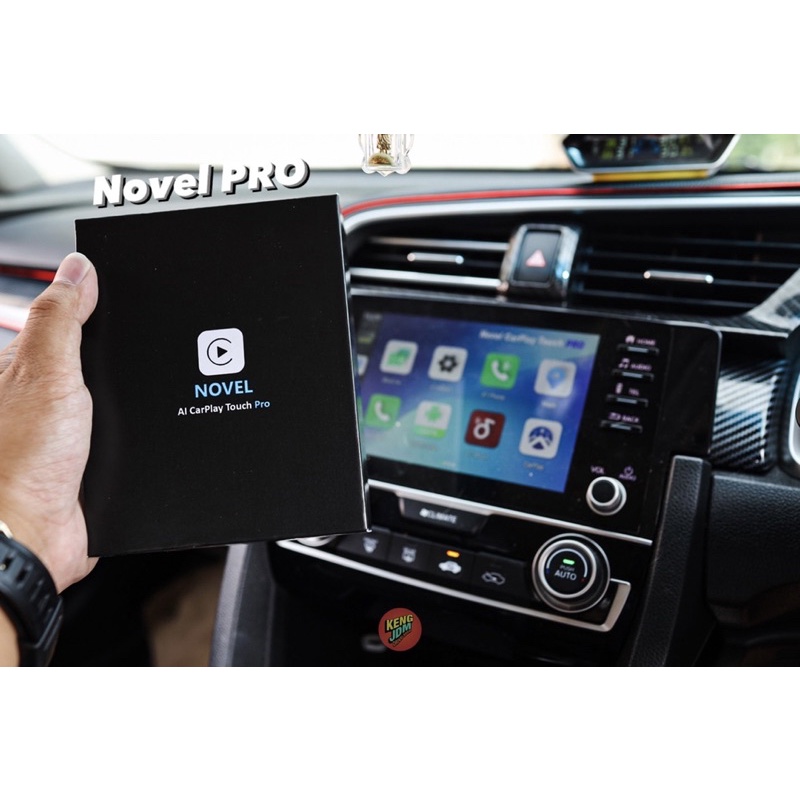 🔥 Novel Carplay touch PRO RAM 4 GB ROM 64 GB ใช้งานระบบ Android,Apple Carplay ไร้สาย ผ่านระบบจอวิทยุ