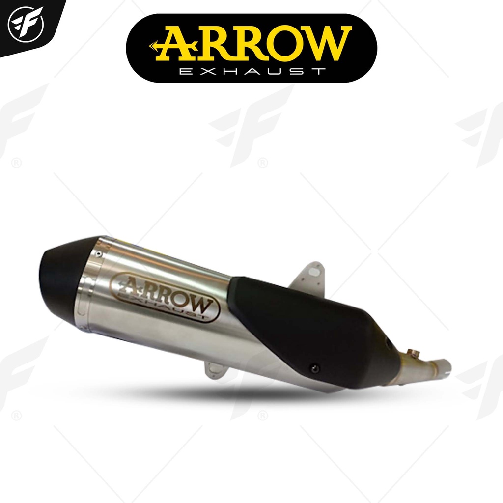 ท่อสูตร/ท่อแต่ง/ท่อไอเสีย Arrow Slip on Aluminium : for Honda Forza300ABS 2018-2019/ForzaABS 350 2020-2022