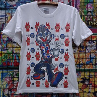 เสื้อยืดมือสอง Vintage Usa การ์ตูน Looney Tunes X Bape  Size M.อก19/ยาว27