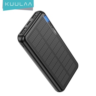 Kuula ที่ชาร์จแบตเตอรี่ พลังงานแสงอาทิตย์ 20000mAh สําหรับ Iphone Xiaomi Huawei Samsung