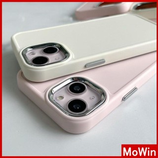 Mowin - เข้ากันได้สำหรับ เคสไอโฟน เคสไอโฟน11 สีชมพู เคสโทรศัพท์ สำหรับ iphone 14 pro max เคส iPhone ซิลิโคนนุ่มเคส TPU หรูหราปุ่มชุบขอบสี่เหลี่ยมป้องกันการกระแทกกล้องเข้ากันได้กับสำหรับ iPhone 13 Pro Max 12 Pro Max 11 xr 7Plus 8Plus