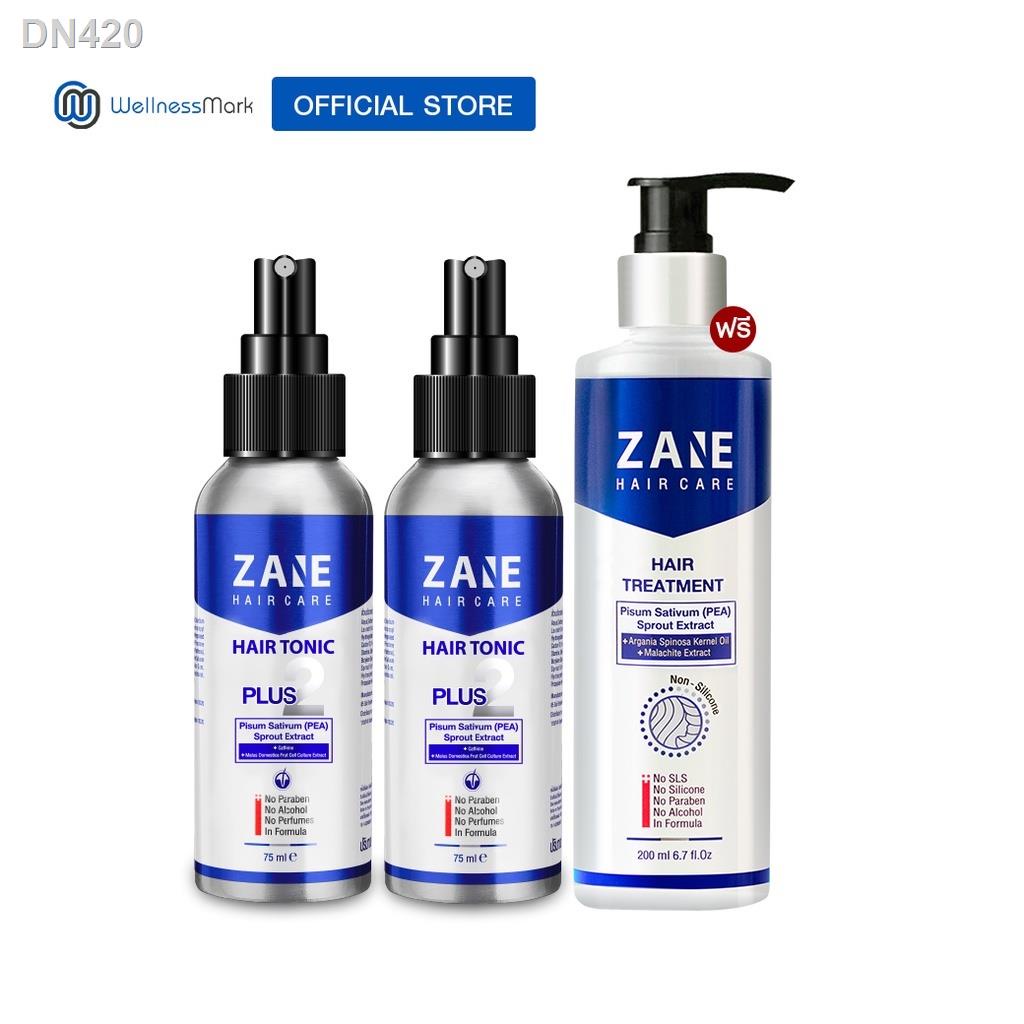 ¤✿☃Zane Tonic Plus 2 เซน (75ml ) 2 กล่อง +  แถมฟรี  Hair Treatment (200ml.) 1 กล่อง
