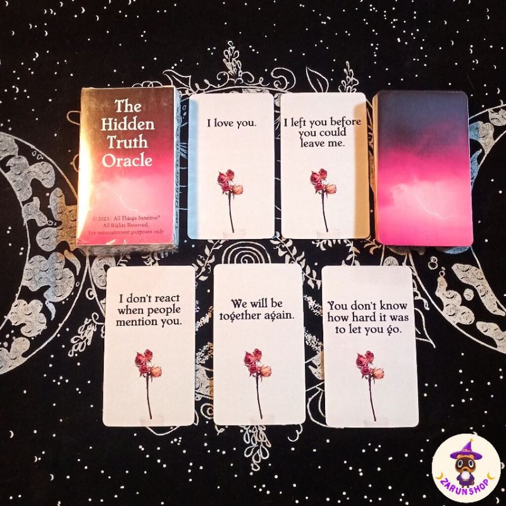 ไพ่ออราเคิล (พร้อมส่ง❤) The Hidden Truth Oracle นิยมใข้อ่านคู่กับไพ่ยิปซี🔮✨