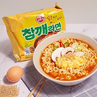 [🚚พร้อมส่ง]ottogi chamgge ramyeon มาม่าเกาหลี รามยอนรสงา 115g Sesame Ramyun 참깨라면