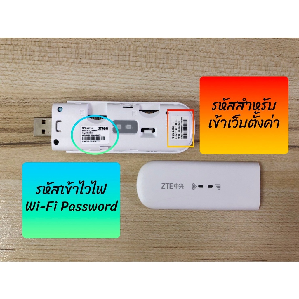 【ZTE USB Pocket WIFI MF79U】ZTE MF79U 3G/4G Mobile WIFI SIM ROUTER Lte Wifi Router Pocket WiFi แอร์การ์ด โมบายไวไฟ ไวไฟพก