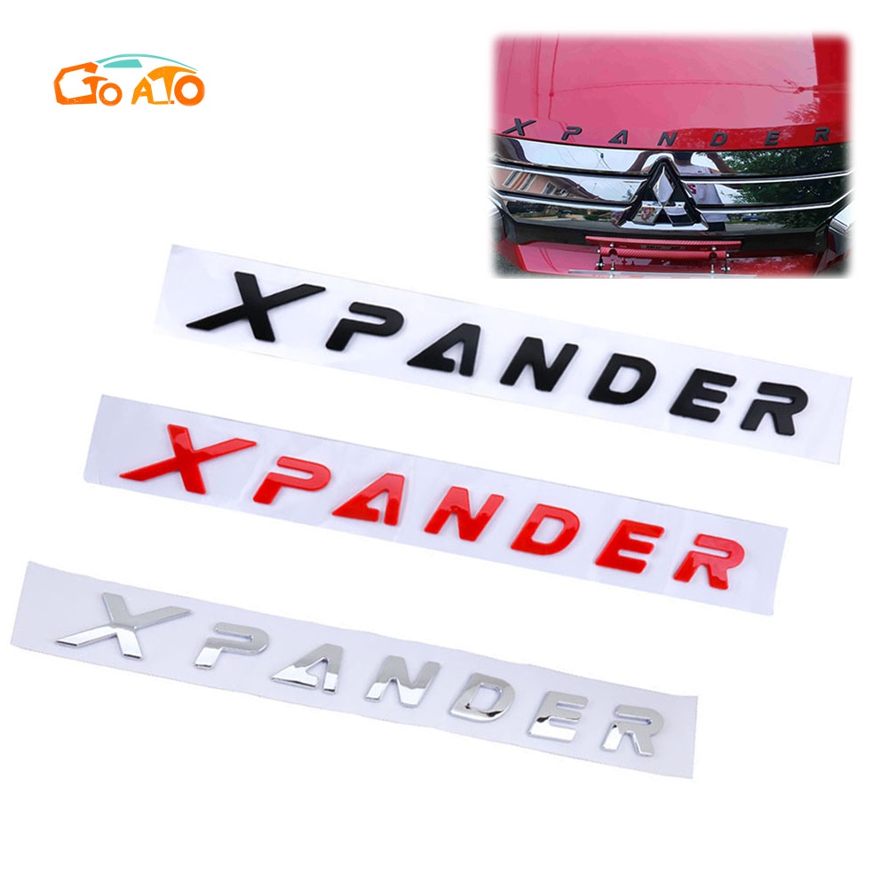 GTIOATO สําหรับ Mitsubishi Xpander สติ๊กเกอร์ตกแต่งรถยนต์ พร้อมตัวอักษรและโลโก้รถยนต์