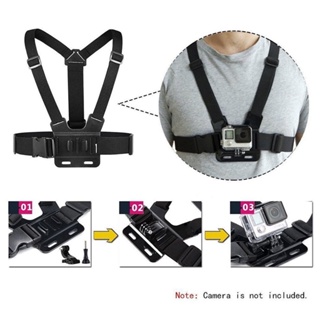 เตรียมจัดส่ง Chest Mount Strap คลิปสายคล้องหน้าอก สำหรับ GoPro