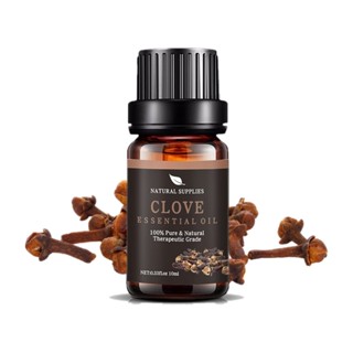 100% Clove Essential oil ขนาด 10 ml. น้ำมันหอมระเหย กานพลู บริสุทธิ์