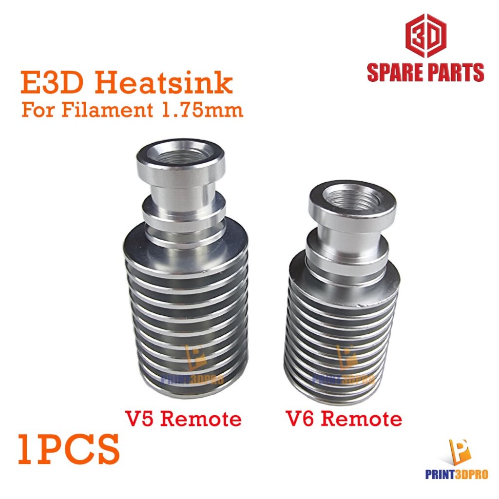 3D Printer Part E3D Heatsink V5 / V6 For Filament 1.75mm Model Remote Series Cooling Block 3D Heat s