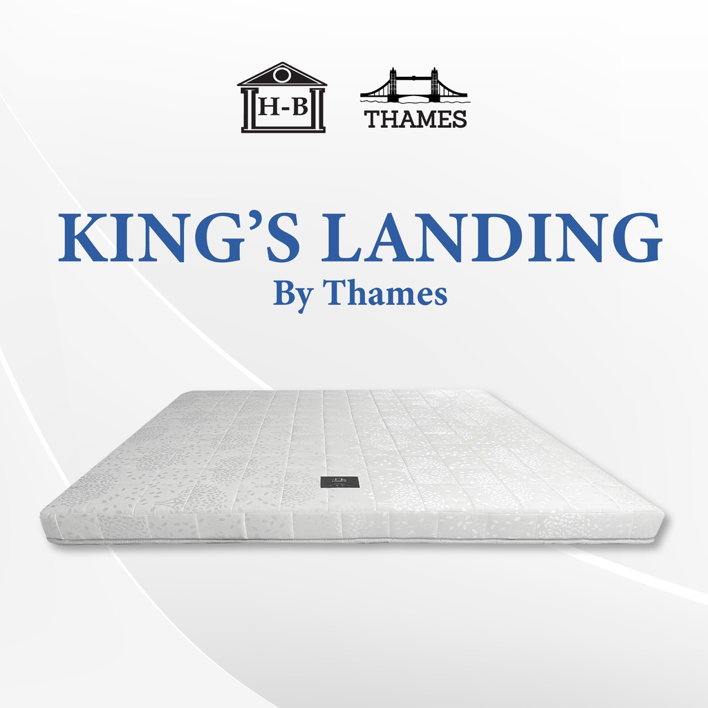 Home Best X Thames ที่นอนยางพาราเเท้ 3 นิ้ว รุ่น Kings Landing ปิคนิค ม้วนเก็บง่าย