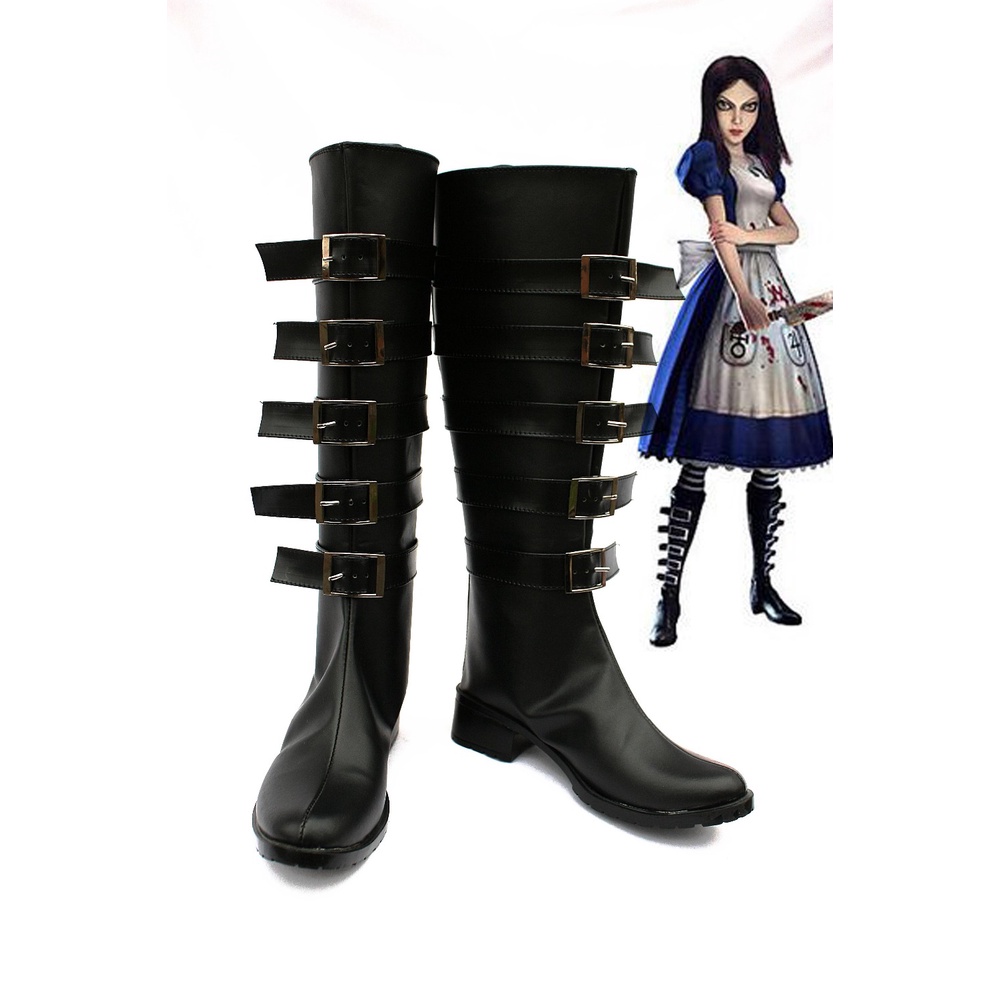 Game Alice Madness Returns Cosplay Costume Princess Dress Maid Dress Made Halloween Party Maid Dress Apron Wig For Women #4