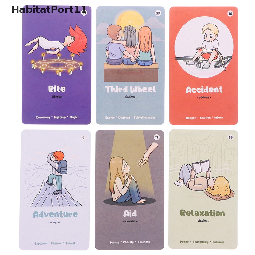HabitatPortantha Oracle Card Prophecy Fate Divination Deck Family Party Board Game th