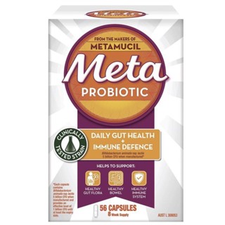 Meta Probiotic Daily Gut Health + Immune Defence 56 Capsules