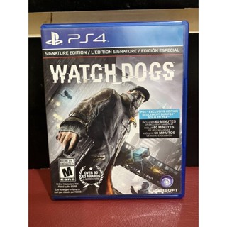 แผ่นเกมแท้💯PS4 [All Zone]: Watch Dogs สภาพแผ่นเกมดี ราคาถูกที่สุด!!!