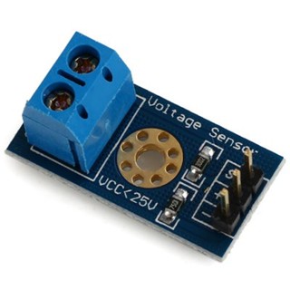 Voltage Sensor Module โมดูลวัดแรงดันไฟฟ้า โวลต์เซ็นเซอร์ (DC 0-25V)