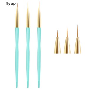 Flyup ปากกาเพ้นท์เล็บ อะคริลิค UV 3 ชิ้น ต่อชุด