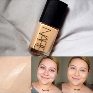 แท้ทั้งร้าน !! แบ่งขาย12สีรุ่นออร่า NARS SHEER GLOW FOUNDATION รองพื้นนาร์สรุ่นออร่า ขายดีที่สุด