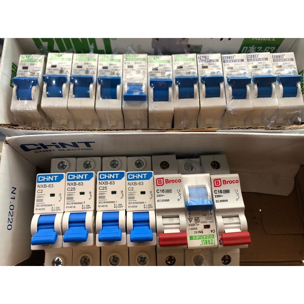 MCB Mini Circuit Braker - ฟิวส์ Iznli Broco