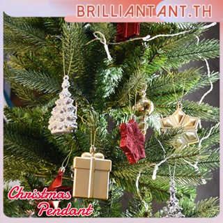 เครื่องประดับคริสต์มาส/ชุดจี้คริสต์มาส Xmas Tree แขวนจี้ต้นคริสต์มาสตกแต่งบ้านตกแต่งปีใหม่ Bri