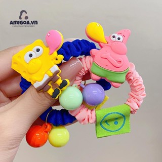 🔥🔥🔥ยางรัดผม ลายการ์ตูน SpongeBob Patrick Star น่ารัก